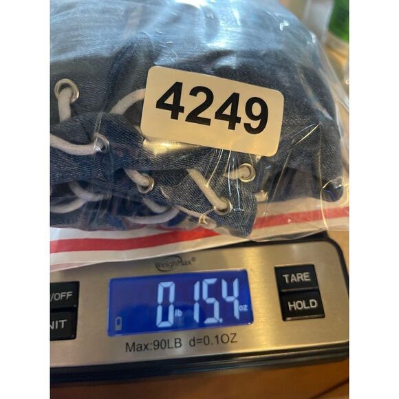 PACSUN High Rise Ankle Side Blue Lace Up Jegging Size 25 - Picture 12 of 12